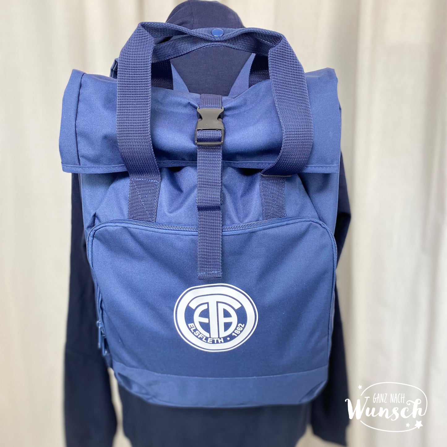 ETB | geräumiger Rolltop Rucksack | 19 Liter