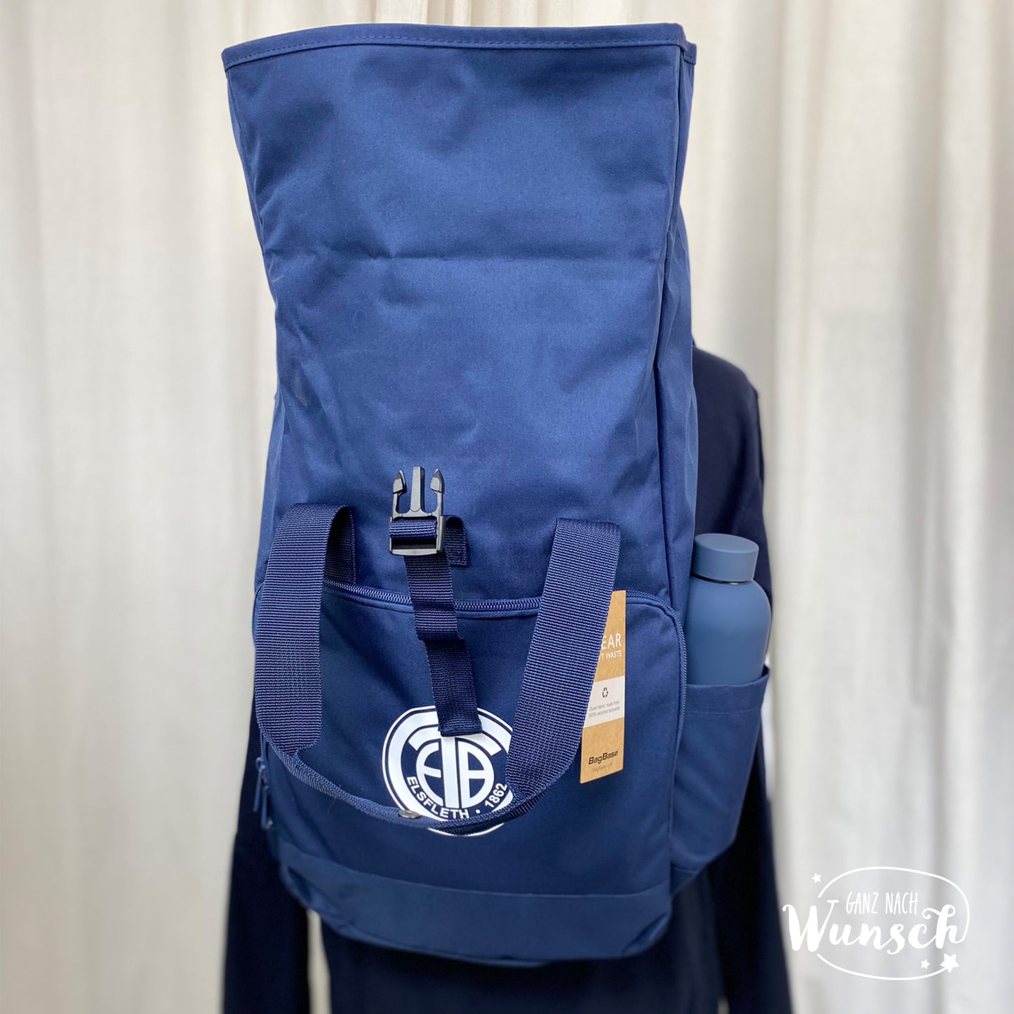 ETB | geräumiger Rolltop Rucksack | 19 Liter