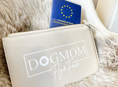 EU-Heimtierausweis Hülle | Impfpasshülle | Dogmom | Tasche Hund | Passtasche | personalisiert | Hundenamen | Katzennamen