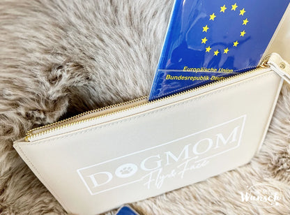 EU-Heimtierausweis Hülle | Impfpasshülle | Dogmom | Tasche Hund | Passtasche | personalisiert | Hundenamen | Katzennamen