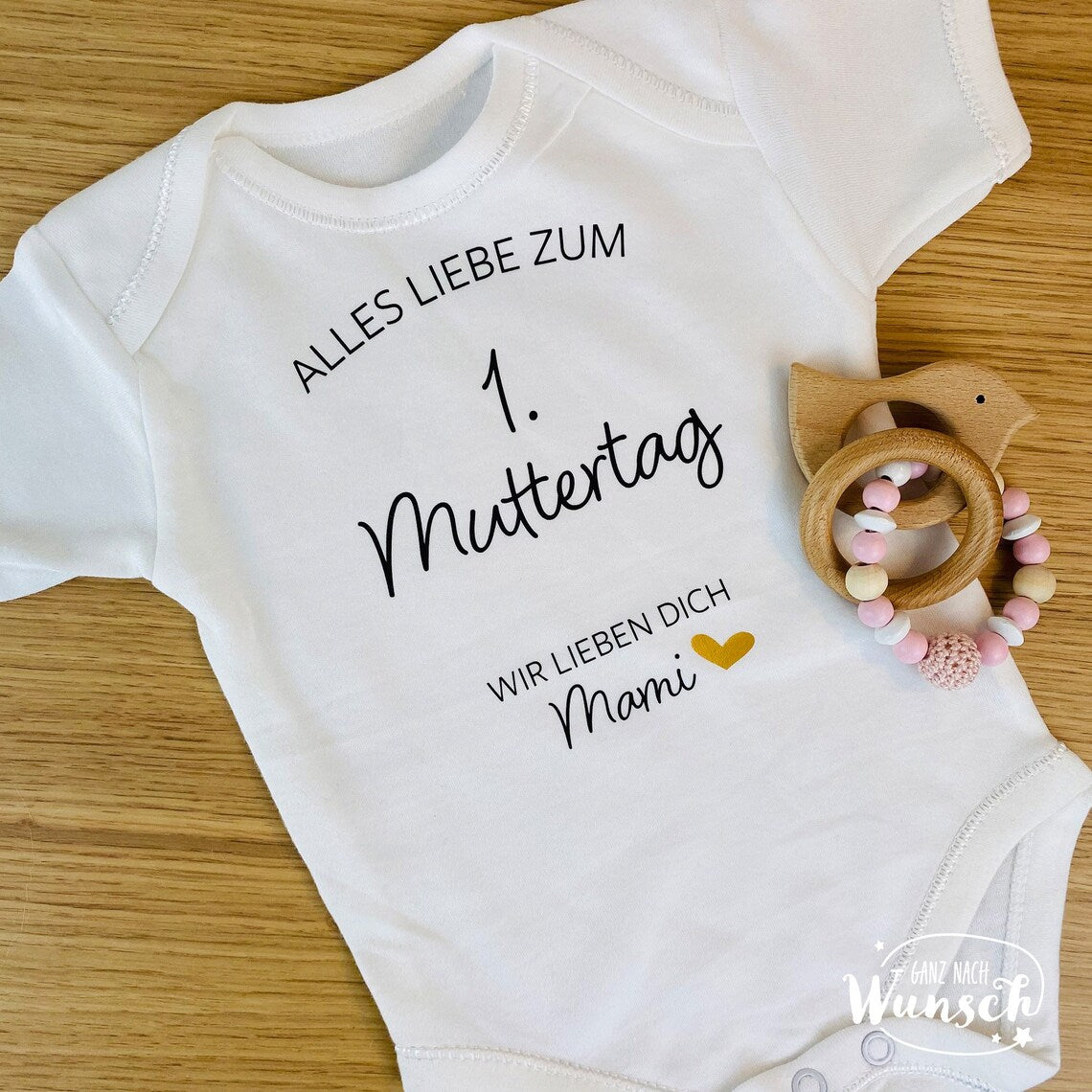 Baby Kurzarmbody | Alles Liebe zum 1. Muttertag