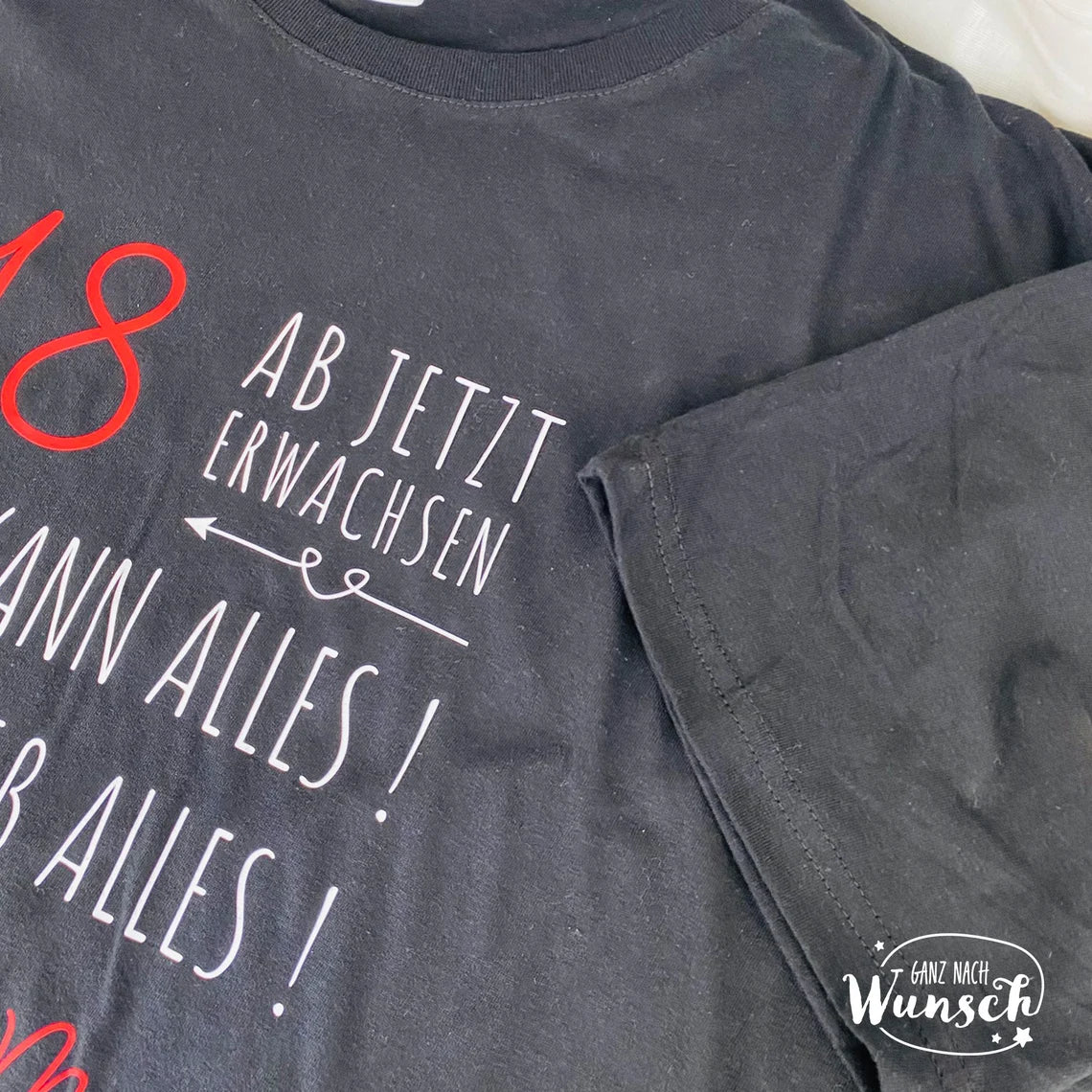 Shirt zum 18.Geburtstags | Geburtstagsgeschenk | Erwachsen | T-Shirt zum 18. Geburtstag | Geschenk