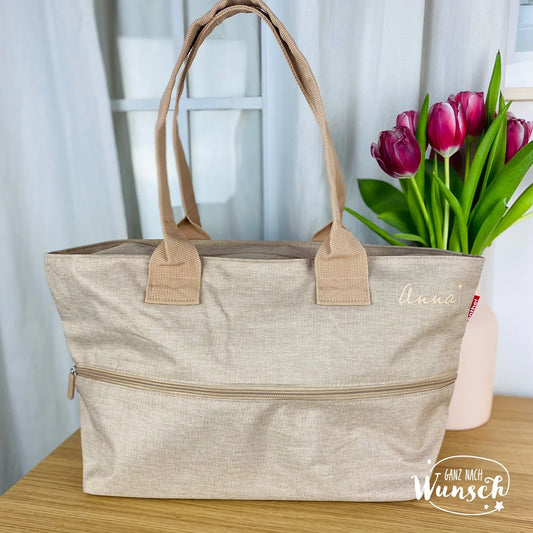 Tasche von Reisenthel mit Reißverschluss Damen größenverstellbar | Geschenk zum Muttertag | Geburtstagsgeschenk für Oma | Mama | Patentante