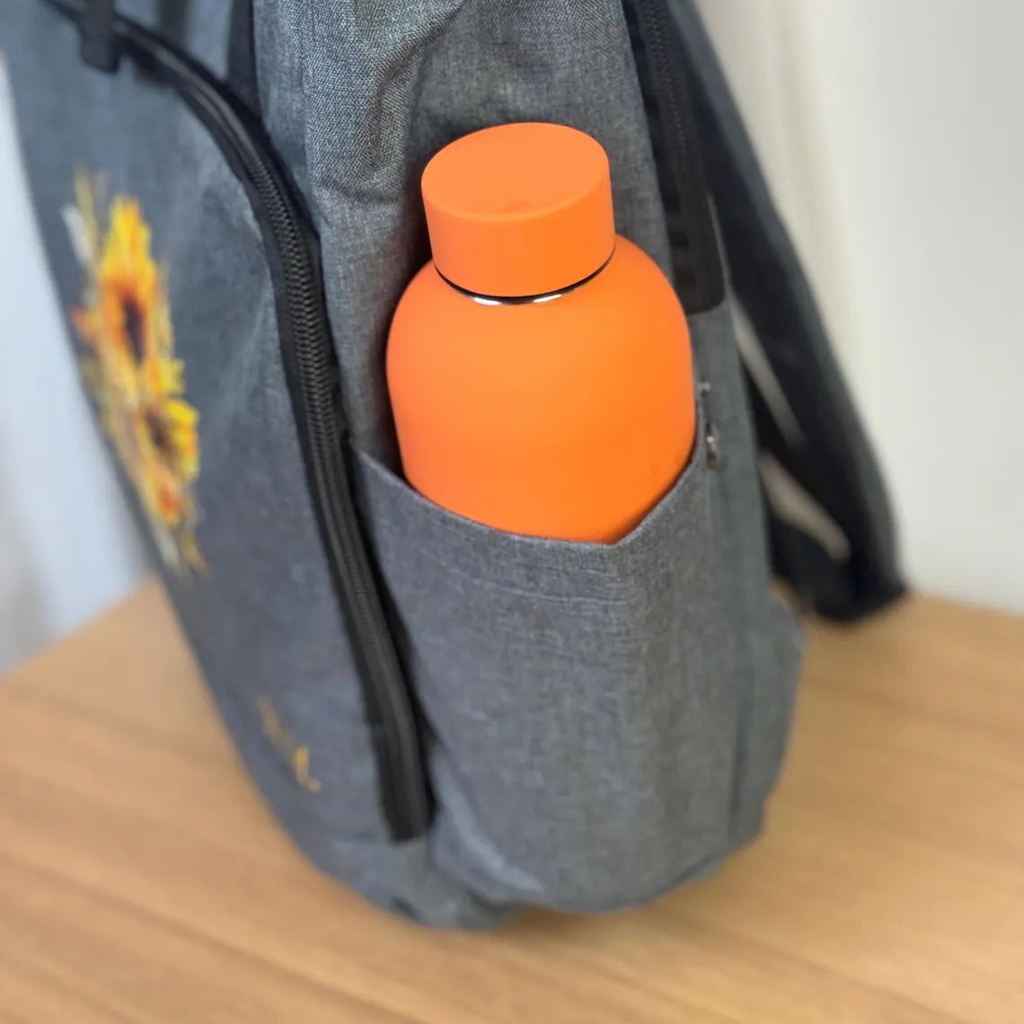 Rucksack personalisiert Damen, Kinder | Schule, Kindergarten | Rolltop Schulrucksack | Einschulung | Outdoor | Geschenk Mama | Städtetrip