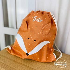 Kinder Turnbeutel personalisiert | Kita | Trixie | Sporttasche Kind | Kindertasche | Beutel | Schule | Beutel Baumwolle