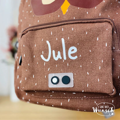 Kinder Rucksack personalisiert | Trixie Baby | Tiermotiv | Wanderrucksack Schule | Tasche für Kinder | Backpack Kids | Kindergartenrucksack